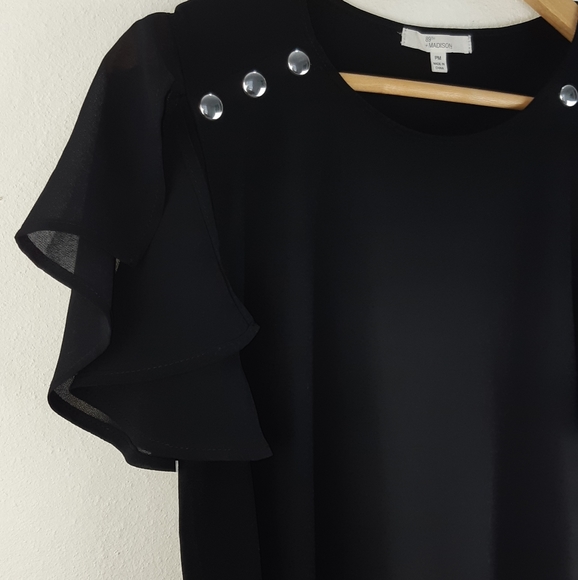 🎉HP🎉 89th MADISON black with organza slee - Picture 2 of 8